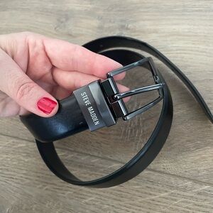 Steve Madden Dark Leather Belt